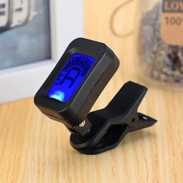 Afinador digital elétrico para guitarra acústica ukulele acessórios - Imagem 2