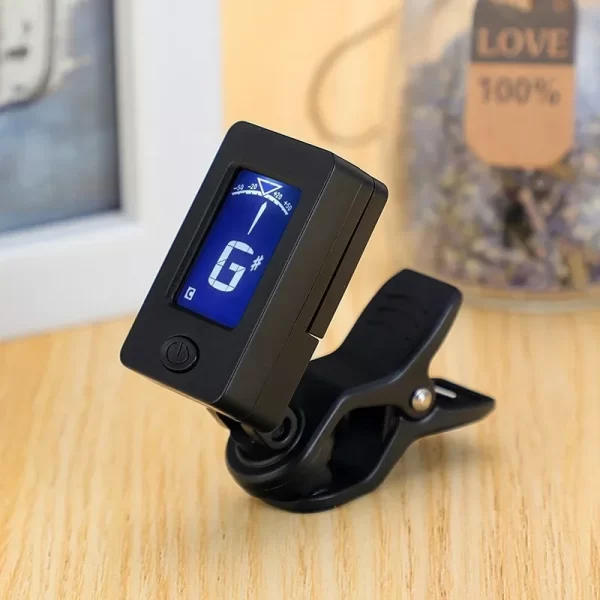 Afinador digital elétrico para guitarra acústica ukulele acessórios
